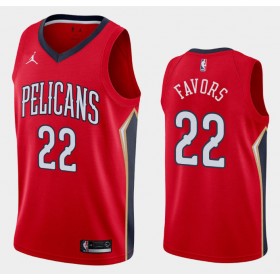 Camiseta Hombre NBA New Orleans Pelicans Derrick Favors 22 2020-21 Jordan Brand Statement Edition Swingman